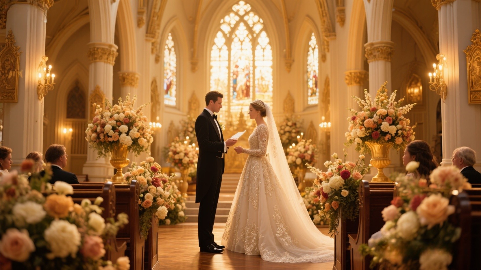 Romantic wedding vows example